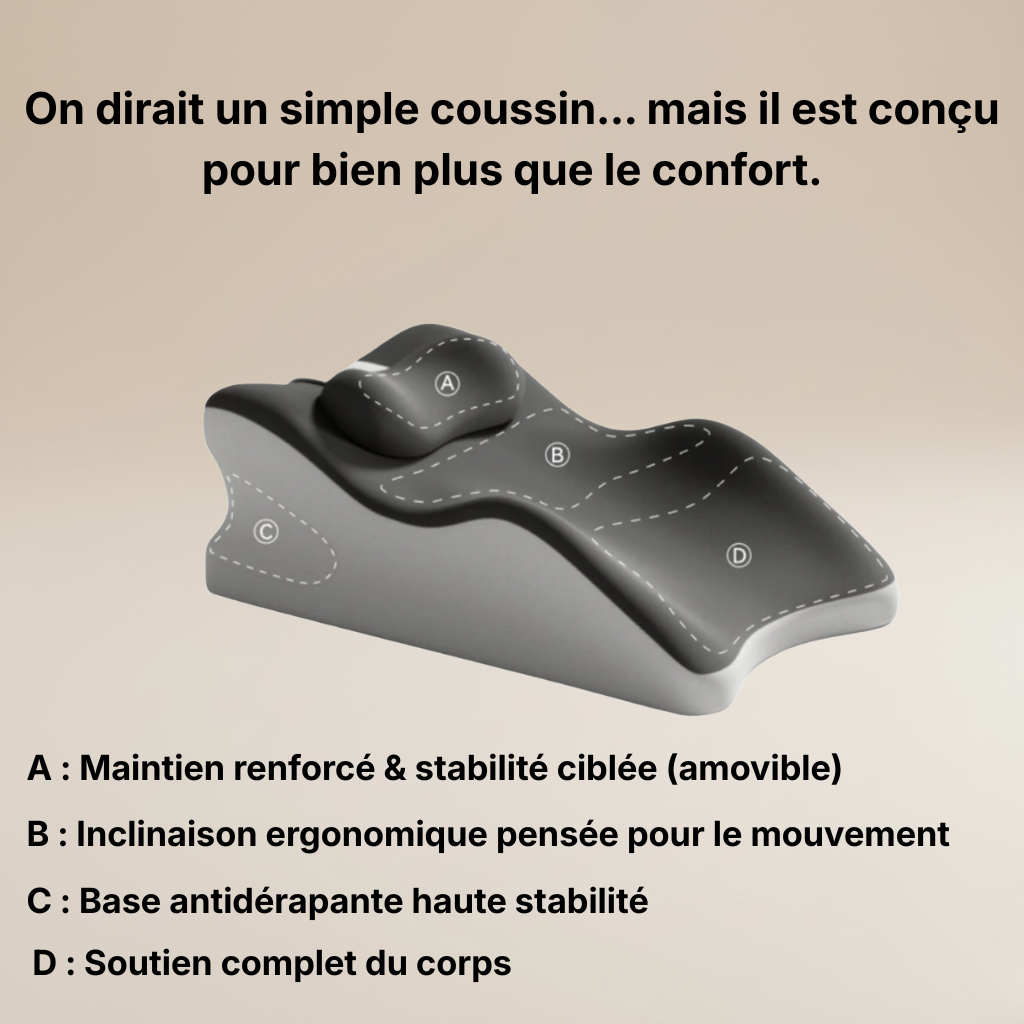 AVELIS™ – Coussin ergonomique de connexion intime